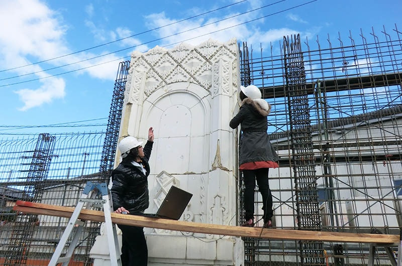 欠損した文化財を復元するための測定
